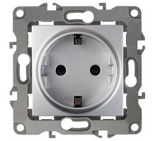 Розетка с заземлением, без рамки Эра Эра 12 12-2001-03
