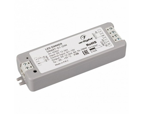 Контроллер Arlight SMART SMART-D1-DIM (12-36V, 0/1-10V) Контроллер Arlight SMART SMART-D1-DIM (12-36V, 0/1-10V)