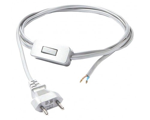 Сетевой провод с выключателем Nowodvorski Cameleon Cable WITH SWITCH WH 8612 Сетевой провод с выключателем Nowodvorski Cameleon Cable WITH SWITCH WH 8612