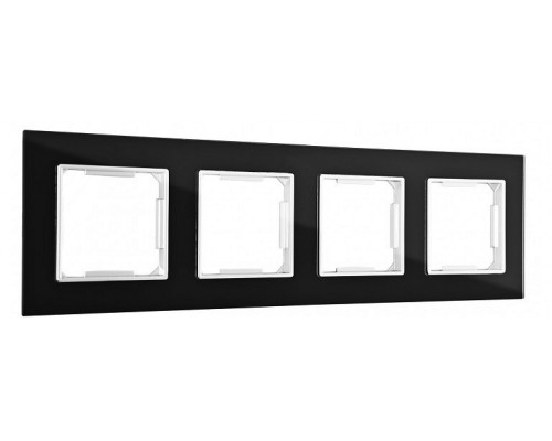 Рамка на 4 поста Arte Milano am-503.02 503.02-4.black Рамка на 4 поста Arte Milano am-503.02 503.02-4.black