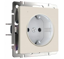 Розетка с заземлением с подсветкой, без рамки Werkel DBQ29 W1171462