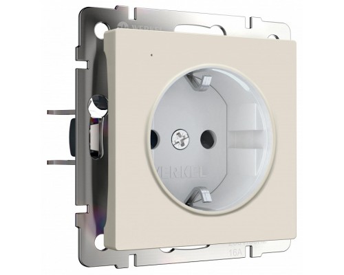 Розетка с заземлением с подсветкой, без рамки Werkel DBQ29 W1171462