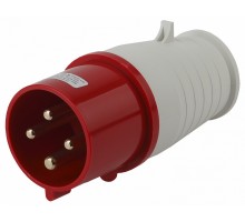 Вилка прямая 3P+PE Эра  V-32-3P-PE-IP44