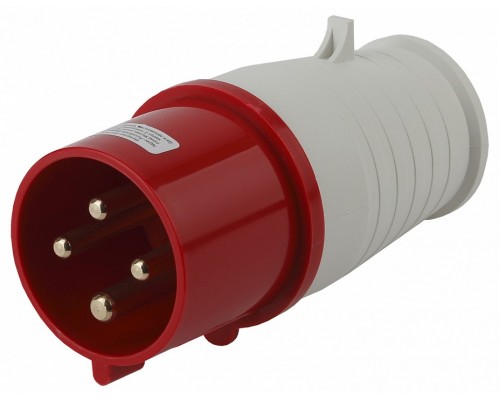 Вилка прямая 3P+PE Эра  V-32-3P-PE-IP44
