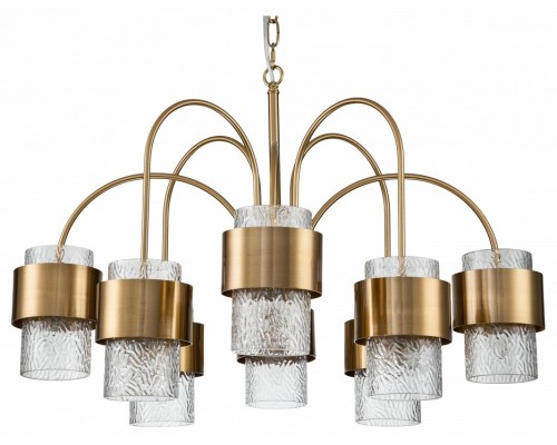 Подвесная люстра Indigo Eleganza 12019/A/8P Brass Подвесная люстра Indigo Eleganza 12019/A/8P Brass