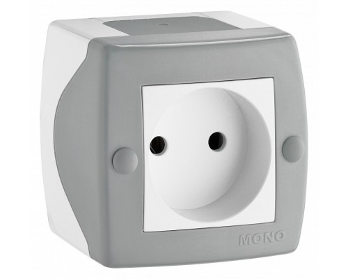 Розетка без заземления Mono Electric Octans IP20 104-020006-116 Розетка без заземления Mono Electric Octans IP20 104-020006-116