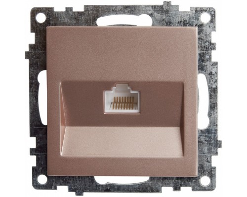 Розетка Ethernet RJ-45 без рамки Stekker Катрин 39599 Розетка Ethernet RJ-45 без рамки Stekker Катрин 39599