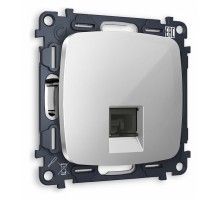 Розетка телефонная RJ-11 со штрокой, без рамки Ambrella Volt Quant MO412030