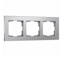 Рамка на 3 поста Werkel Aluminium (алюминий) W0031706