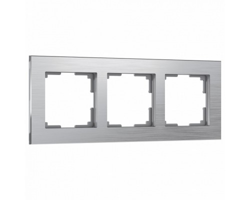 Рамка на 3 поста Werkel Aluminium 1 W0031706 Рамка на 3 поста Werkel Aluminium 1 W0031706