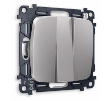 Выключатель трехклавишный без рамки Ambrella Volt Quant MO505010