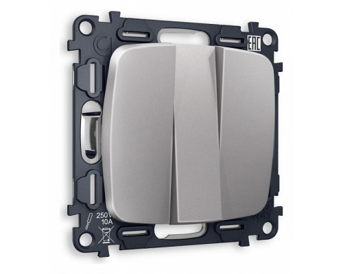 Выключатель трехклавишный без рамки Ambrella Volt Quant MO505010