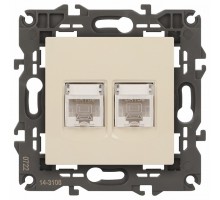 Розетка Ethernet RJ-45 без рамки Эра Эра Elegance 14-3108-02