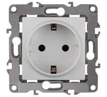 Розетка с заземлением, без рамки Эра Эра 12 12-2001-01
