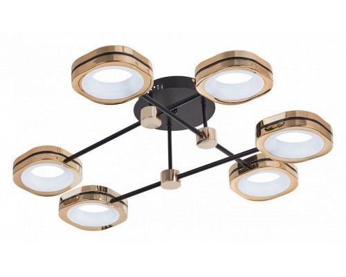 Потолочная люстра Arte Milano Ferrara-71040 277999/6 BK/GD