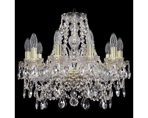 Подвесная люстра Bohemia Ivele Crystal 1411 1411/10/160/G Подвесная люстра Bohemia Ivele Crystal 1411 1411/10/160/G