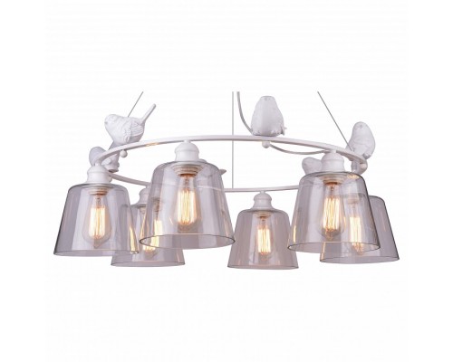 Подвесная люстра Arte Lamp Passero A4289LM-6WH Подвесная люстра Arte Lamp Passero A4289LM-6WH