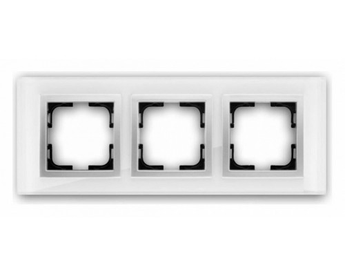 Рамка на 3 поста Mono Electric Style Glass 107-710000-162 Рамка на 3 поста Mono Electric Style Glass 107-710000-162