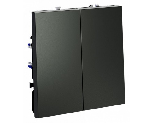 Выключатель двухклавишный без рамки Voltum S70 VLS020606 Выключатель двухклавишный без рамки Voltum S70 VLS020606