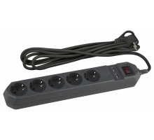 Удлинитель с выключателем Эра  USF-5es-1.5m-USB-B