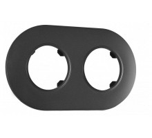 Рамка на 2 поста Arte Milano am-502.08 502.08-2.black