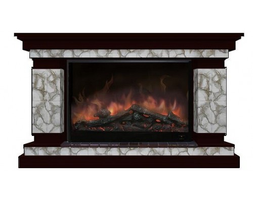 Комплект из электрокамина напольного и портала (143x45x82.5 см) Лорд Карелия Premier S10 ЛО000046