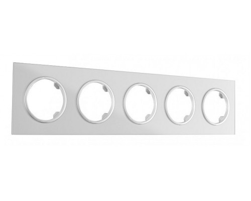Рамка на 5 постов Arte Milano am-502.01 502.01-5.silver Рамка на 5 постов Arte Milano am-502.01 502.01-5.silver