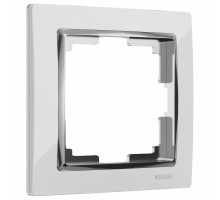 Рамка на 1 пост Werkel Snabb (белый/хром) W0011901