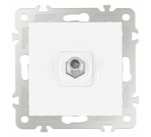 ТВ-розетка без рамки Arte Milano am-206 206.42-1.white