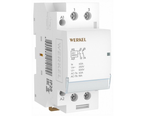 Контактор двухмодульный Werkel  W942M40O