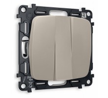 Выключатель трехклавишный без рамки Ambrella Volt Quant MO365010