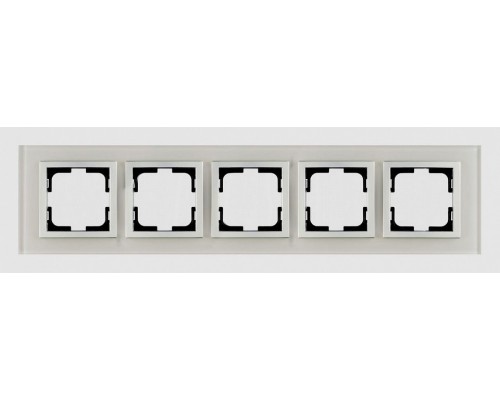 Рамка на 5 постов Mono Electric Style Glass 107-710000-164 Рамка на 5 постов Mono Electric Style Glass 107-710000-164
