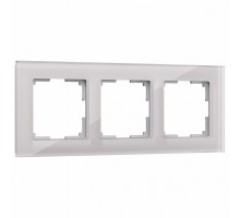Рамка на 3 поста Werkel Favorit (дымчатый) W0031117