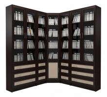 Шкаф книжный Мебелайн-56