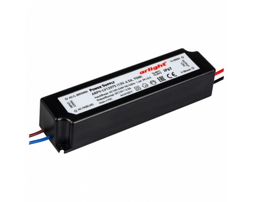 Блок питания Arlight ARPV-LV12075 (12V, 6.3A, 75W) Блок питания Arlight ARPV-LV12075 (12V, 6.3A, 75W)