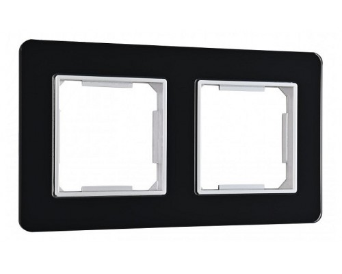 Рамка на 2 поста Arte Milano am-503.14 503.14-2.black Рамка на 2 поста Arte Milano am-503.14 503.14-2.black