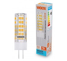 Лампа светодиодная Wolta  G4 7Вт 6500K WSTD-JC-220V7W6KG4-C