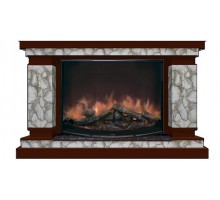 Комплект из электрокамина напольного и портала (143x45x82.5 см) Лорд Карелия Rondo 36 ЛО000033