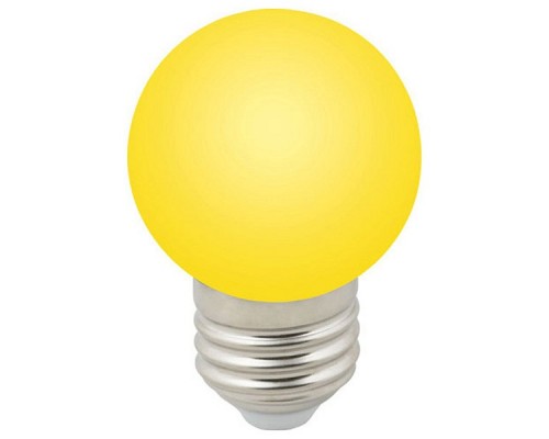Лампа светодиодная Volpe Sky E27 1Вт K LED-G45-1W/YELLOW/E27/FR/С Лампа светодиодная Volpe Sky E27 1Вт K LED-G45-1W/YELLOW/E27/FR/С