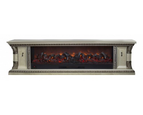 Комплект из электрокамина напольного и портала (200x45x53.5 см) Георгия Deluxe Premier S130 Г000002 Комплект из электрокамина напольного и портала (200x45x53.5 см) Георгия Deluxe Premier S130 Г000002