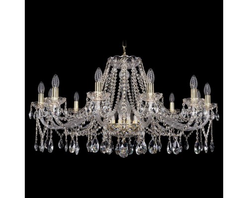 Подвесная люстра Bohemia Ivele Crystal 1413 1413/12/360/G Подвесная люстра Bohemia Ivele Crystal 1413 1413/12/360/G