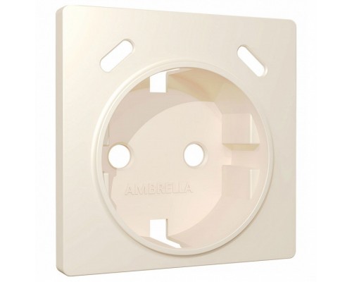 Накладка для розетки с заземлением и со шторками и 2хUSB type С Ambrella Volt ALFA AP3305