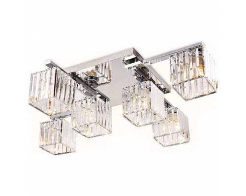 Накладной светильник Ambrella Traditional 4 TR5215/6 CH/CL хром/прозрачный E27/6 max 40W 870*630*220