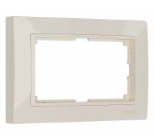 Рамка для двойной розетки Werkel Snabb Basic (слоновая кость) W0082003