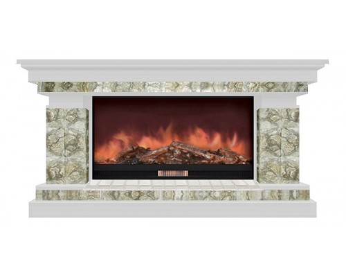 Комплект из электрокамина напольного и портала (143x45x80 см) Брайтон Карелия Premier S86 БР000005 Комплект из электрокамина напольного и портала (143x45x80 см) Брайтон Карелия Premier S86 БР000005