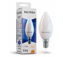 Лампа светодиодная Voltega Candle 7W E14 7Вт 2800K 7048