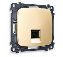 Розетка телефонная RJ-11 со штрокой, без рамки Ambrella Volt Quant MO612030