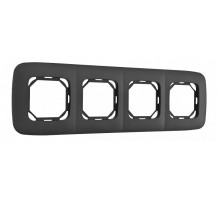 Рамка на 4 поста Arte Milano am-505.05 505.05-4.black