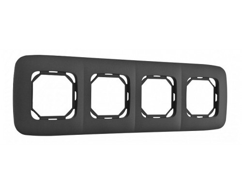 Рамка на 4 поста Arte Milano am-505.05 505.05-4.black Рамка на 4 поста Arte Milano am-505.05 505.05-4.black