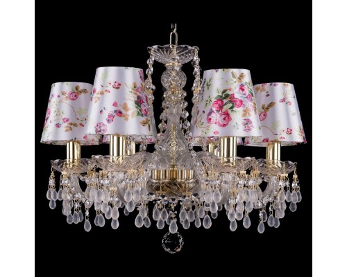 Подвесная люстра Bohemia Ivele Crystal 1410 1410/6/160/G/V0300/SH28 Подвесная люстра Bohemia Ivele Crystal 1410 1410/6/160/G/V0300/SH28